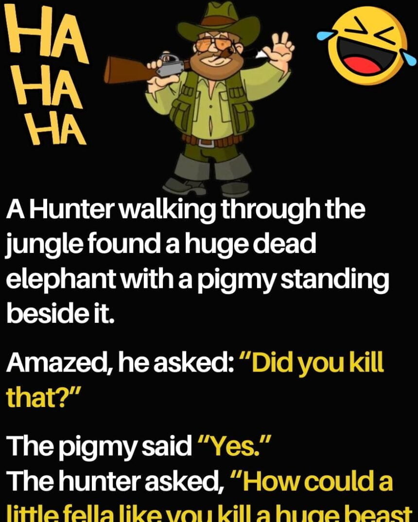 A Hunter walking through the jungle - factfable