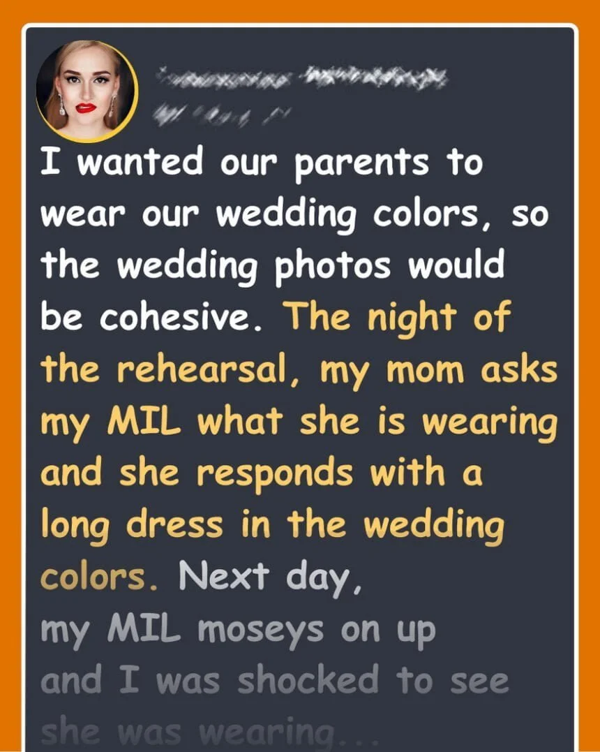 I Edited My Mother-In-Law’s Appearance in Our Wedding Photos Because She Didn’t Follow the Dress Code