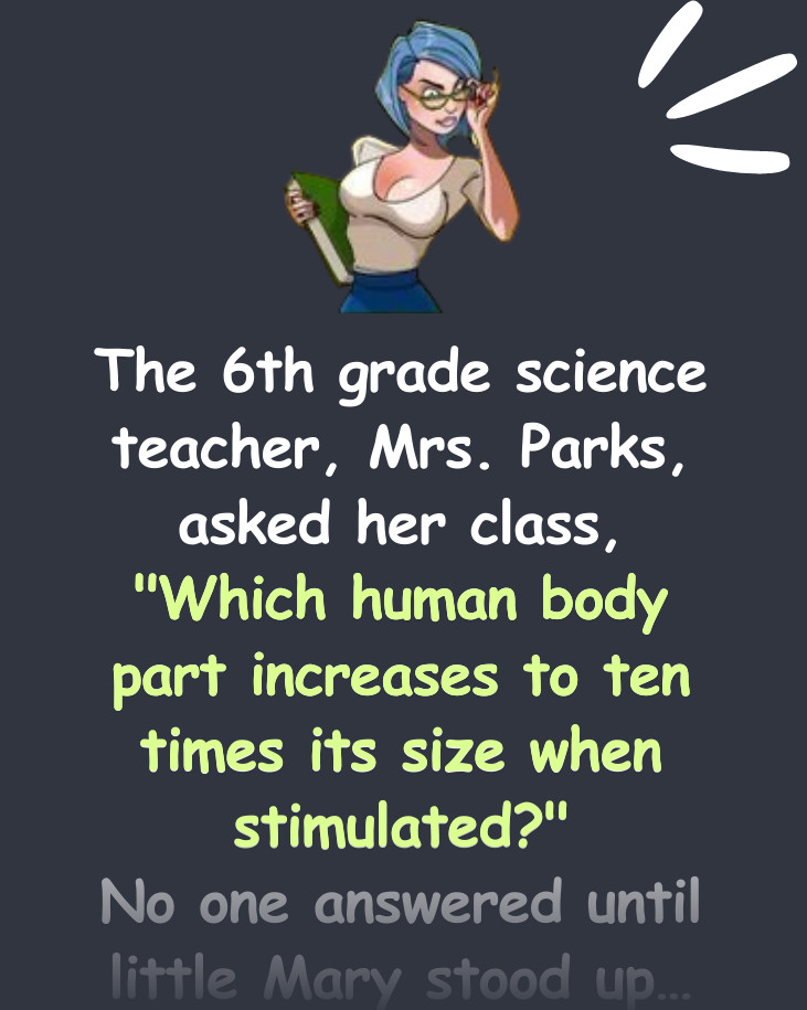 The 6th-grade science teacher, Mrs. Parks, asked her class…