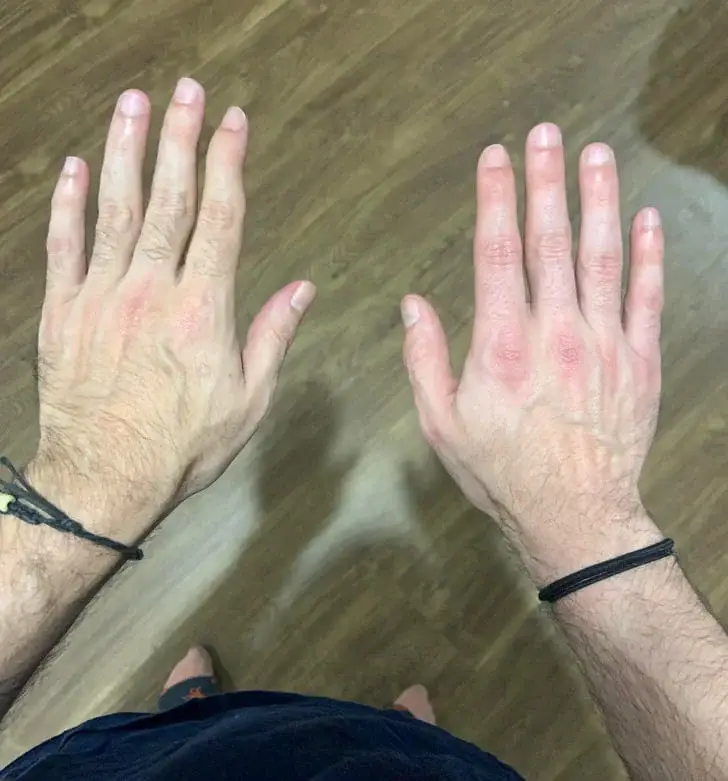 Hands with different size, shape, and color